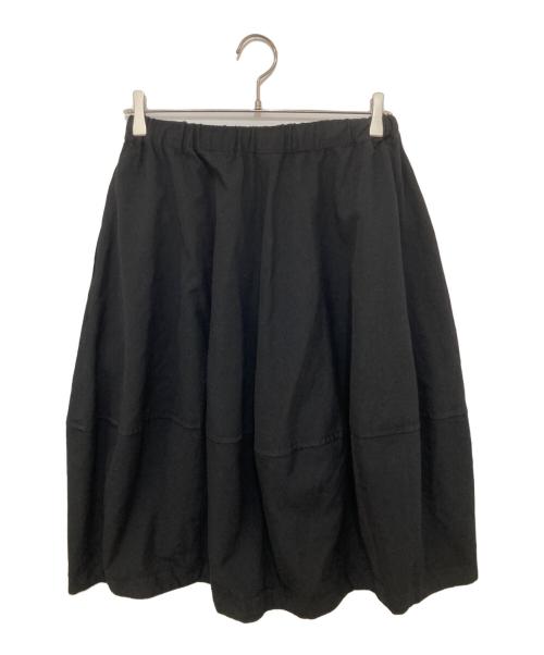 BLACK COMME des GARCONS（ブラックコムデギャルソン）BLACK COMME des GARCONS (ブラックコムデギャルソン) ウールボリュームスカート WOOL SKIRT　 AD2020　1G-S003 ブラック サイズ:XSの古着・服飾アイテム