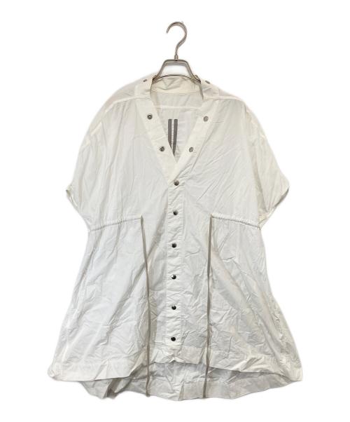 RICK OWENS（リックオウエンス）RICK OWENS (リックオウエンス) デザインワンピース RP20S1539-P ホワイト サイズ:38の古着・服飾アイテム