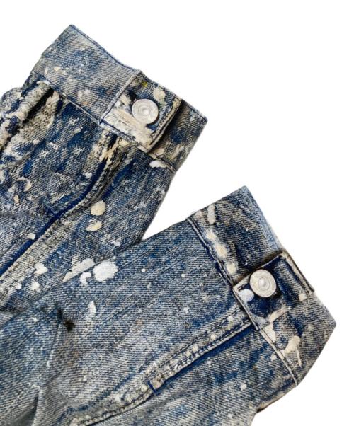 TOLQ（トルク）TOLQ (トルク) Trompe L’oeil Printed Jacket　トロンプルイユ　プリンテッドデニムジャケット　1950 Type-1 T-Back　TA-2001 インディゴ サイズ:38の古着・服飾アイテム