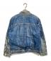 TOLQ (トルク) Trompe L’oeil Printed Jacket　トロンプルイユ　プリンテッドデニムジャケット　1950 Type-1 T-Back　TA-2001 インディゴ サイズ:38：40000円