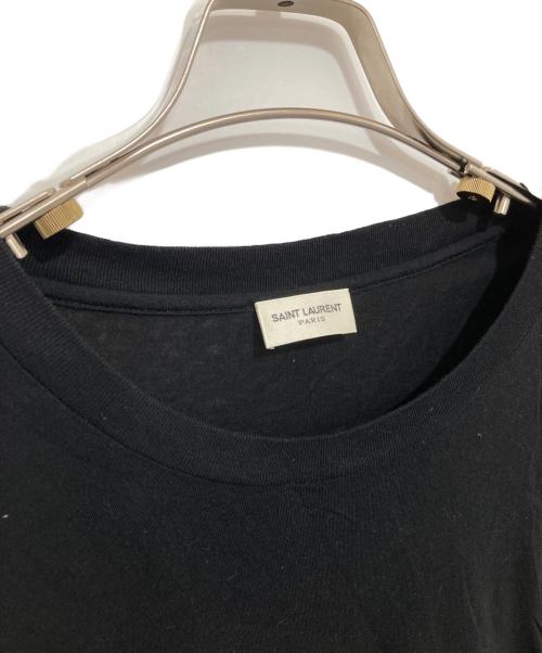 Saint Laurent Paris（サンローランパリ）Saint Laurent Paris (サンローランパリ) シグネチャーロゴTシャツ 480335 YB2IS ブラック サイズ:Sの古着・服飾アイテム
