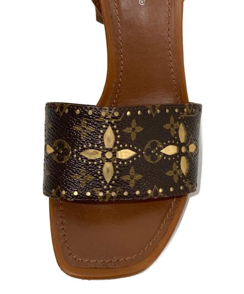 LOUIS VUITTON（ルイ ヴィトン）LOUIS VUITTON (ルイ ヴィトン) モノグラムサンダル ブラウン サイズ:37の古着・服飾アイテム