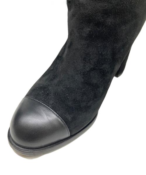 CHANEL（シャネル）CHANEL (シャネル) マトラッセロングブーツ G45200 ブラック サイズ:38Cの古着・服飾アイテム