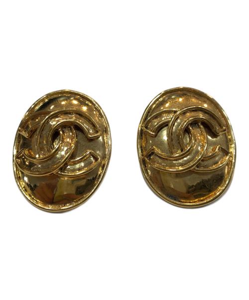 CHANEL（シャネル）CHANEL (シャネル) ヴィンテージ オールド ココマーク オーバル イヤリング 94P刻印の古着・服飾アイテム