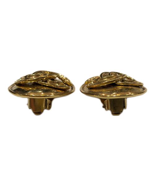 CHANEL（シャネル）CHANEL (シャネル) ヴィンテージ オールド ココマーク オーバル イヤリング 94P刻印の古着・服飾アイテム