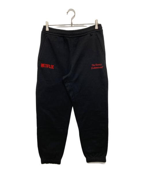 The Ennnoy Professional（ザ エンノイ プロフェッショナル）The Ennnoy Professional NETFLIX スタイリスト私物 (スタイリストシブツ) METFLIXコラボ　SWEAT PANTS スウェットパンツ　23AW	AW23BRENPT06NTL ブラック サイズ:Mの古着・服飾アイテム