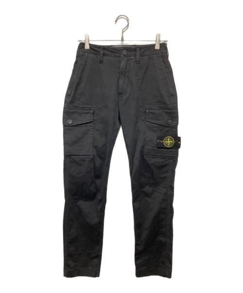 STONE ISLAND（ストーンアイランド）STONE ISLAND (ストーンアイランド) ガーメントダイカーゴパンツ　7515318L1 ブラック サイズ:28の古着・服飾アイテム