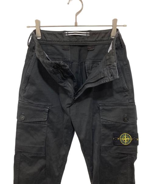 STONE ISLAND（ストーンアイランド）STONE ISLAND (ストーンアイランド) ガーメントダイカーゴパンツ　7515318L1 ブラック サイズ:28の古着・服飾アイテム