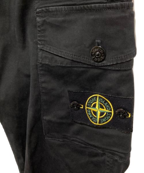 STONE ISLAND（ストーンアイランド）STONE ISLAND (ストーンアイランド) ガーメントダイカーゴパンツ　7515318L1 ブラック サイズ:28の古着・服飾アイテム