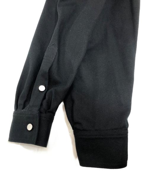 RAF SIMONS（ラフシモンズ）RAF SIMONS (ラフシモンズ) Slim Fit Denim Shirt　スリムフィットデニムシャツ　20SS　201-242 ブラック サイズ:Mの古着・服飾アイテム