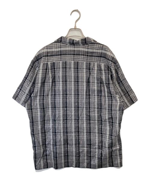 SUPREME（シュプリーム）SUPREME (シュプリーム) 23SS Metallic Plaid S/S Shirt（メタリック プレイド シャツ） グレー サイズ:Mの古着・服飾アイテム