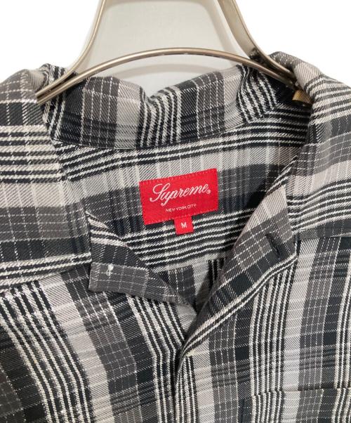SUPREME（シュプリーム）SUPREME (シュプリーム) 23SS Metallic Plaid S/S Shirt（メタリック プレイド シャツ） グレー サイズ:Mの古着・服飾アイテム