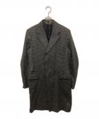 GUCCIグッチ）の古着「ハウンドトゥース チェスターコート　Chester coat　322620」｜グリーン