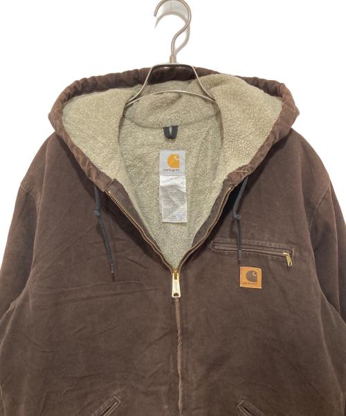 CarHartt（カーハート）CarHartt (カーハート) Sierra Jacket（シエラ ジャケット） / ダックジャケット　アクティブジャケット 裏ボア　J141 ブラウン サイズ:Lの古着・服飾アイテム