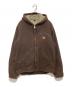 CarHartt（カーハート）の古着「Sierra Jacket（シエラ ジャケット） / ダックジャケット　アクティブジャケット 裏ボア　J141」｜ブラウン