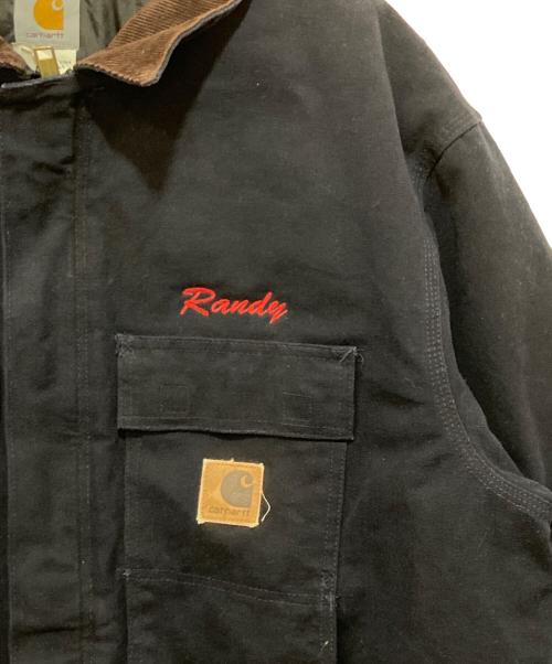 CarHartt（カーハート）CarHartt (カーハート) Traditional Coat（トラディショナルコート）/ ダックジャケット ネイビー　MADE IN USA　C26MDT ネイビー サイズ:XLの古着・服飾アイテム
