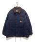 CarHartt（カーハート）の古着「Traditional Coat（トラディショナルコート）/ ダックジャケット ネイビー　MADE IN USA　C26MDT」｜ネイビー