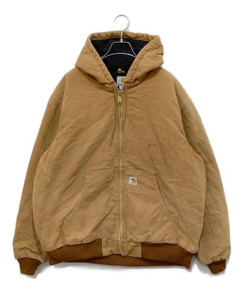 CarHartt（カーハート）CarHartt (カーハート) ACTIVE JACKET（アクティブジャケット）/ ダックジャケット MADE IN USA ブラウン サイズ:XLの古着・服飾アイテム