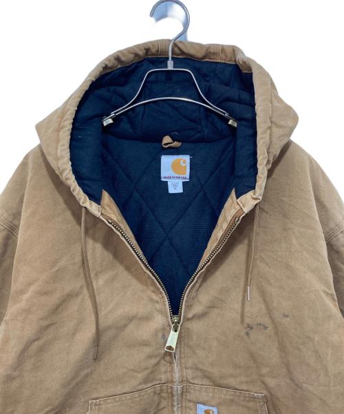 CarHartt（カーハート）CarHartt (カーハート) ACTIVE JACKET（アクティブジャケット）/ ダックジャケット MADE IN USA ブラウン サイズ:XLの古着・服飾アイテム