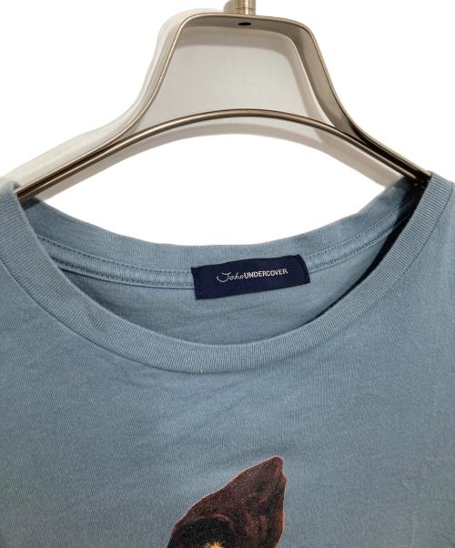 JohnUNDERCOVER（ジョンアンダーカバー）JohnUNDERCOVER (ジョンアンダーカバー) Wich Bear tee スカイブルー サイズ:3の古着・服飾アイテム