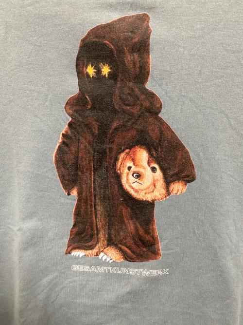 JohnUNDERCOVER（ジョンアンダーカバー）JohnUNDERCOVER (ジョンアンダーカバー) Wich Bear tee スカイブルー サイズ:3の古着・服飾アイテム