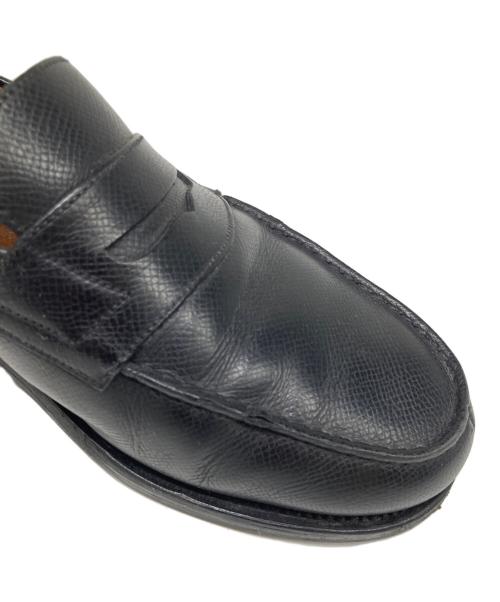 J.M.WESTON（ジェイエムウエストン）J.M.WESTON (ジェイエムウエストン) 180 SIGNATURE LOAFER シグネチャーローファー 旧ロゴ　41-431-199-11 ブラック サイズ:7Eの古着・服飾アイテム