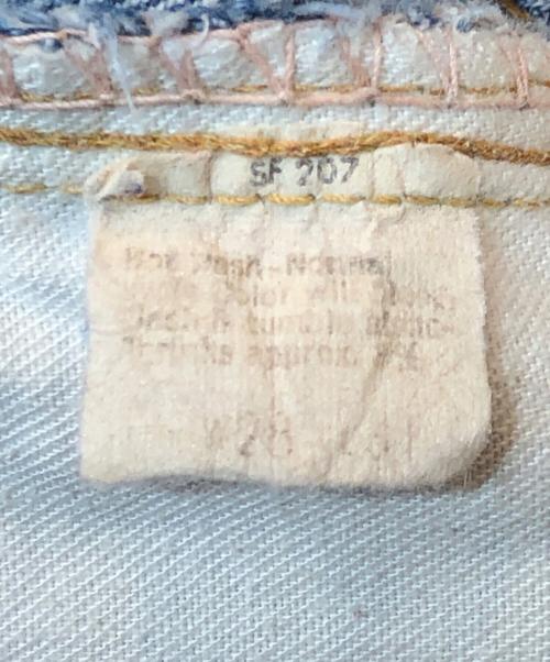 LEVI'S（リーバイス）LEVI'S (リーバイス) 【VINTAGE】66前期 70's 505-0217 テーパードデニムパンツ / 42TALON ボタン裏5　made in USA インディゴ サイズ:W28 L31の古着・服飾アイテム