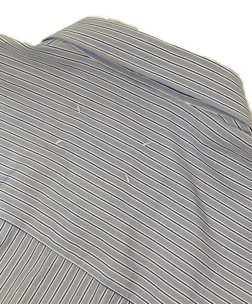 Maison Margiela（メゾンマルジェラ）Maison Margiela (メゾンマルジェラ) ストライプロングシャツ　	SI0DL0002 S54945 ブルー サイズ:XSの古着・服飾アイテム