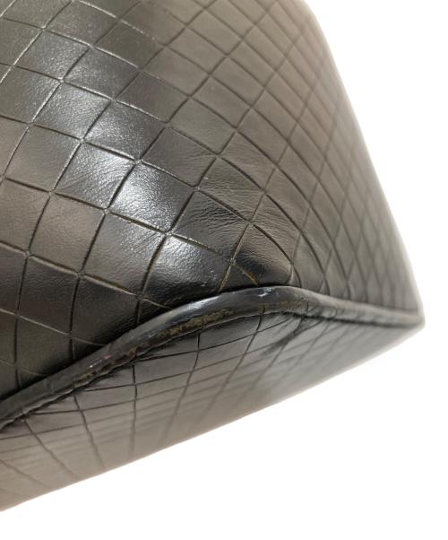 BOTTEGA VENETA（ボッテガベネタ）BOTTEGA VENETA (ボッテガベネタ) イントレチャート トートバッグ　Intrecciato tote bag  ブラックの古着・服飾アイテム