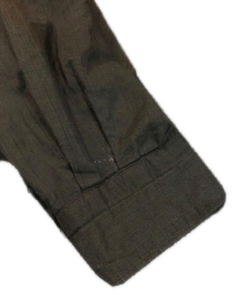 COMOLI（コモリ）COMOLI (コモリ) モスリンプルオーバーシャツ 25SS B01-02008 ブラック サイズ:3の古着・服飾アイテム