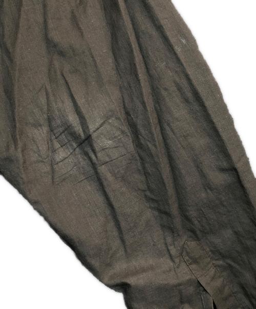 COMOLI（コモリ）COMOLI (コモリ) モスリンプルオーバーシャツ 25SS B01-02008 ブラック サイズ:3の古着・服飾アイテム
