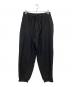 COMOLI（コモリ）の古着「カナパ ドローストリングパンツ　ヘンプ100％　リネン　イージーパンツ　B01-03008」｜ブラック