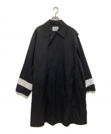 AMBUSH（アンブッシュ）の古着「リフレクター　ロングナイロンコート	Reflector nylon coat 　12111790」｜ブラック