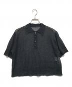 RIM.ARKリムアーク）の古着「Mohair polo knit」｜ブラック