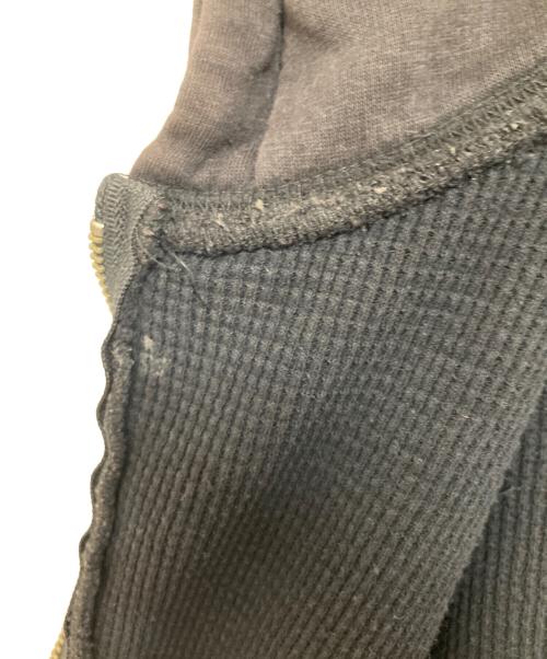 CHROME HEARTS（クロムハーツ）CHROME HEARTS (クロムハーツ) ブランドロゴプリントジップパーカー　タガージッパー　袖プリント　LOGO ZIP FOODIE  ブラック サイズ:Mの古着・服飾アイテム