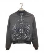 DOLCE & GABBANAドルチェ＆ガッバーナ）の古着「WOOL ZIP JACKET ウールジップジャケット　ブルゾン　Y2K　G9HB8T」｜グレー