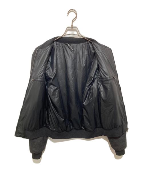 DOLCE & GABBANA（ドルチェ＆ガッバーナ）DOLCE & GABBANA (ドルチェ＆ガッバーナ) WOOL ZIP JACKET ウールジップジャケット　ブルゾン　Y2K　G9HB8T グレー サイズ:44の古着・服飾アイテム