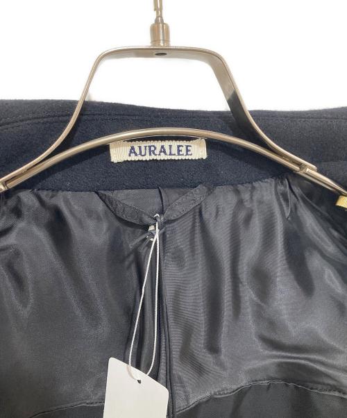 AURALEE（オーラリー）AURALEE (オーラリー) SPONGE WOOL MELTON SHORT BLOUSON　スポンジウールメルトンショートジャケット　短丈　クロップド　A24AB06SB ネイビー サイズ:1の古着・服飾アイテム
