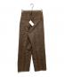 AURALEE (オーラリー) BLUEFACED WOOL CHECK SLACKS チェックスラックスパンツ　24AW　A24AP04CB ブラウン サイズ:1：20000円
