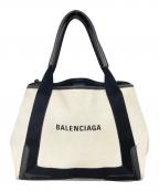 BALENCIAGAバレンシアガ）の古着「NAVY CABAS S」｜アイボリー