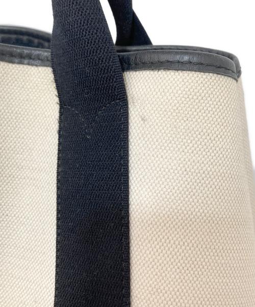 BALENCIAGA（バレンシアガ）BALENCIAGA (バレンシアガ) NAVY CABAS S アイボリーの古着・服飾アイテム