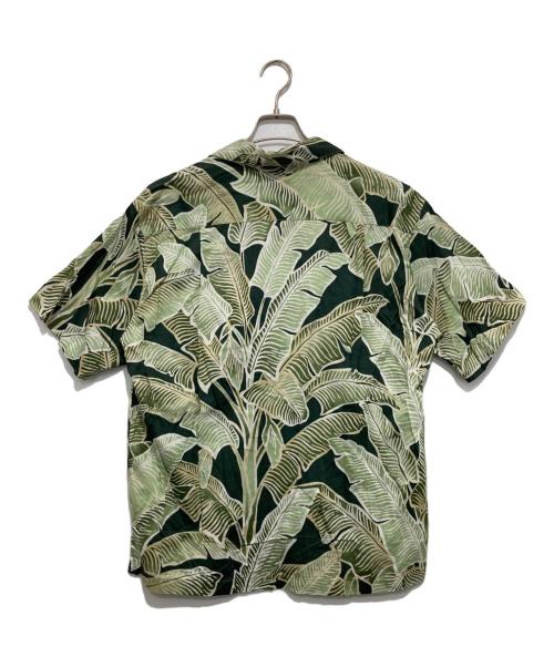 pataloha（パタロハ）pataloha (パタロハ) 04’S バナナリーフ アロハシャツ グリーン サイズ:Sの古着・服飾アイテム