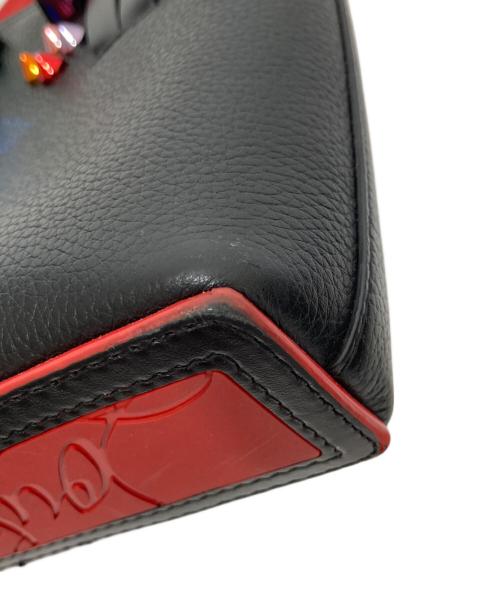 Christian Louboutin（クリスチャン・ルブタン）Christian Louboutin (クリスチャン・ルブタン) Cabata N/S Mini（カバタ N/Sミニ）　1225348 / 2WAYミニショルダーバッグ ブラックの古着・服飾アイテム
