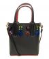 Christian Louboutin（クリスチャン・ルブタン）の古着「Cabata N/S Mini（カバタ N/Sミニ）　1225348 / 2WAYミニショルダーバッグ」｜ブラック
