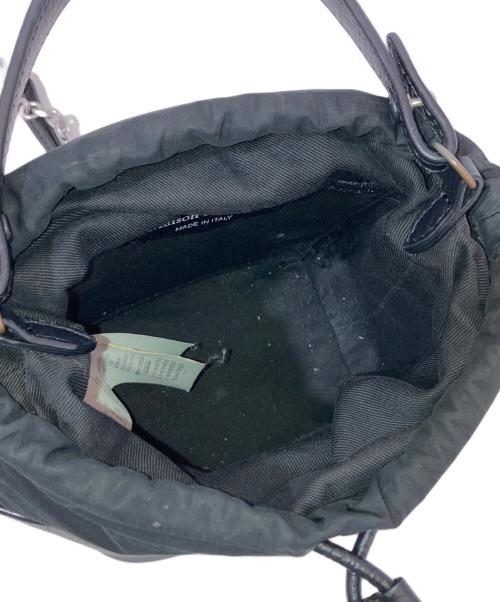Maison Margiela（メゾンマルジェラ）Maison Margiela (メゾンマルジェラ) チェーンショルダーレザーバケットバッグ　Chain shoulder leather bag　S61WG0035 P0396 ブラックの古着・服飾アイテム