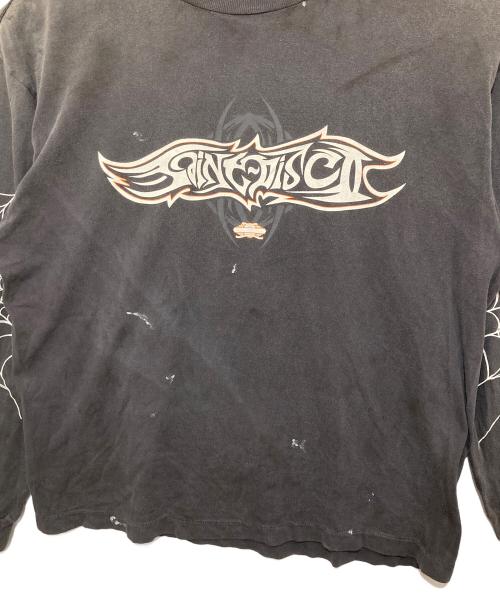 SAINT MICHAEL（セントマイケル）SAINT MICHAEL (セントマイケル) INSANITY ML LS TEE　インサニティMLSLティー　ロゴプリント　25SS　SM-HR8-0000-C41 ブラック サイズ:Mの古着・服飾アイテム