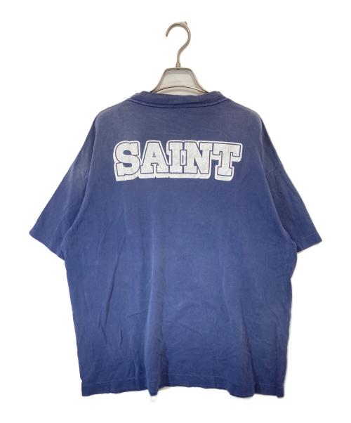 SAINT MICHAEL（セントマイケル）SAINT MICHAEL (セントマイケル) DISNEY (ディズニー) 25SS 美女と野獣　DSN SS TEE/BONJOUR/NAVY　SM-HR1-0000-C87 ネイビー サイズ:Lの古着・服飾アイテム