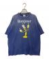 SAINT MICHAEL（セントマイケル）の古着「25SS 美女と野獣　DSN SS TEE/BONJOUR/NAVY　SM-HR1-0000-C87」｜ネイビー