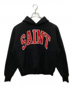 SAINT MICHAELセントマイケル）の古着「HOODIE ARCH SAINT　フーディーアーチセイント 23AW 　SM-A23-0000-030」｜ブラック