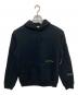 MONCLER（モンクレール）の古着「Sweat pullover foodie バックプリントスウェットプルオーバーパーカー　ENIUS7　I209U8G00007 M2372」｜ブラック